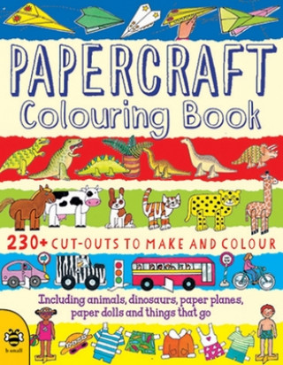 Papercraft Colouring Book