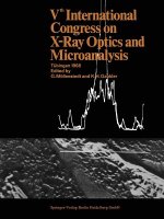 Vth International Congress on X-Ray Optics and Microanalysis