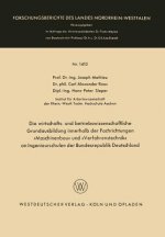 Wirtschafts- Und Betriebswissenschaftliche Grundausbildung Innerhalb Der Fachrichtungen  maschinenbau  Und  verfahrenstechnik  an Ingenieurschulen Der