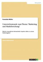 Unterrichtsstunde zum Thema Marketing und Marktforschung