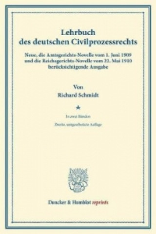 Lehrbuch des deutschen Zivilprozessrechts.