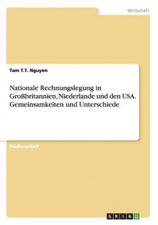 Nationale Rechnungslegung in Großbritannien, Niederlande und den USA. Gemeinsamkeiten und Unterschiede