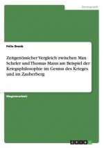 Zeitgenoessicher Vergleich zwischen Max Scheler und Thomas Mann am Beispiel der Kriegsphilosophie im Genius des Krieges und im Zauberberg