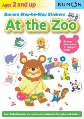 Kumon Step-by-step Stickers: At The Zoo