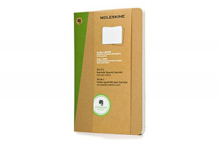Large Squared Kraft Soft Evernote Journal With Smart Stickers 2 Set