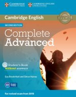 Cambridge English Complete Advanced Student's Book without answers 2nd edition