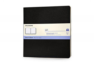 Moleskine Square Art Plus Cahier Sketch Album Black