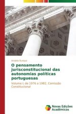 O pensamento jurisconstitucional das autonomias politicas portuguesas