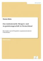 institutionelle Mergers- und Acquisitionsgeschaft in Deutschland