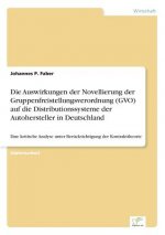 Auswirkungen der Novellierung der Gruppenfreistellungsverordnung (GVO) auf die Distributionssysteme der Autohersteller in Deutschland