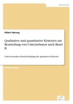 Qualitative und quantitative Kriterien zur Beurteilung von Unternehmen nach Basel II
