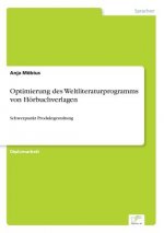 Optimierung des Weltliteraturprogramms von Hoerbuchverlagen