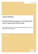 Produktivitatsmanagement im Baubetrieb durch angewandte Kybernetik
