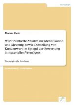 Wertorientierte Ansatze zur Identifikation und Messung, sowie Darstellung von Kundenwert im Spiegel der Bewertung immateriellen Vermoegens