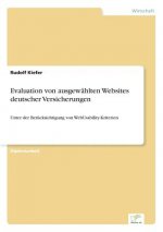 Evaluation von ausgewahlten Websites deutscher Versicherungen