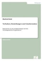 Verhalten, Einstellungen und Glaubenssatze