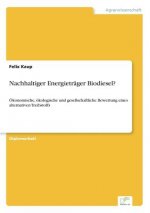 Nachhaltiger Energietrager Biodiesel?
