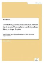 Erschliessung des sudafrikanischen Marktes fur deutsche Unternehmen am Beispiel der Western Cape Region