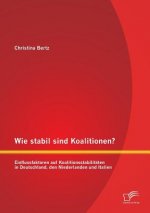 Wie stabil sind Koalitionen? Einflussfaktoren auf Koalitionsstabilitaten in Deutschland, den Niederlanden und Italien