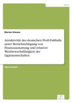 Attraktivitat des deutschen Profi-Fussballs unter Berucksichtigung von Finanzausstattung und relativer Wettbewerbsfahigkeit der Ligamannschaften