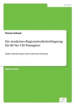 modernes Regionalverkehrsflugzeug fur 80 bis 120 Passagiere