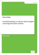 Nachbehandlung von Beton durch Zugabe wasserspeichernder Zusatze