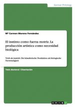 instinto como fuerza motriz. La produccion artistica como necesidad biologica