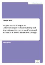 Vergleichende oekologische Untersuchungen zu Raumnutzung und Vegetationspraferenzen von Wisent und Rothirsch in einem naturnahen Gehege