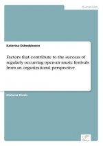 Factors that contribute to the success of regularly occurring open-air music festivals from an organizational perspective