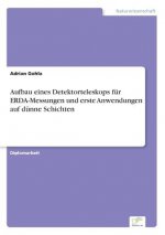 Aufbau eines Detektorteleskops fur ERDA-Messungen und erste Anwendungen auf dunne Schichten