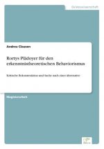 Rortys Pladoyer fur den erkenntnistheoretischen Behaviorismus