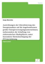 Auswirkungen der Liberalisierung des Energiemarktes auf die Angebotsformen grosser Energieversorgungsunternehmen, insbesondere die Schaffung von elekt