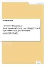 Auswirkungen der Steuergesetzanderung vom 04.03.1999 auf den Vertrieb von geschlossenen Immobilienfonds