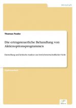 ertragsteuerliche Behandlung von Aktienoptionsprogrammen