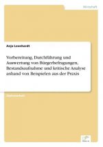 Vorbereitung, Durchfuhrung und Auswertung von Burgerbefragungen, Bestandsaufnahme und kritische Analyse anhand von Beispielen aus der Praxis