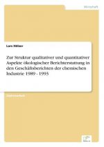 Zur Struktur qualitativer und quantitativer Aspekte oekologischer Berichterstattung in den Geschaftsberichten der chemischen Industrie 1989 - 1993