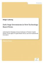 Early Stage Investments in New Technology Based Firms