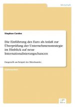 Einfuhrung des Euro als Anlass zur UEberprufung der Unternehmensstrategie im Hinblick auf neue Internationalisierungschancen