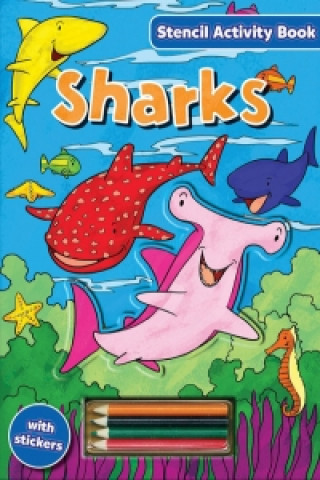 Stencil Activity Book - Sharks