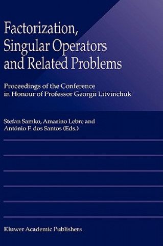 Factorization, Singular Operators and Related Problems