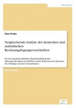 Vergleichende Analyse der deutschen und australischen Rechnungslegungsvorschriften