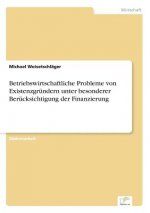 Betriebswirtschaftliche Probleme von Existenzgrundern unter besonderer Berucksichtigung der Finanzierung