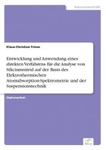 Entwicklung und Anwendung eines direkten Verfahrens fur die Analyse von Siliciumnitrid auf der Basis des Elektrothermischen Atomabsorption-Spektrometr