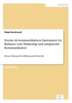 Events als kommunikatives Instrument im Rahmen vom Marketing und integrierter Kommunikation