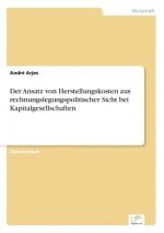 Ansatz von Herstellungskosten aus rechnungslegungspolitischer Sicht bei Kapitalgesellschaften