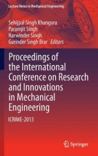 Proceedings of the International Conference on Research and Innovations in Mechanical Engineering