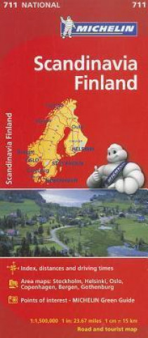 Michelin Scandinavia Finland Map 711