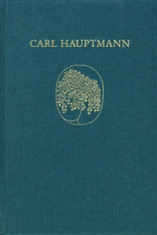 Carl Hauptmann: Sämtliche Werke / Supplement