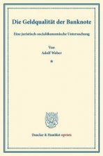 Die Geldqualität der Banknote.
