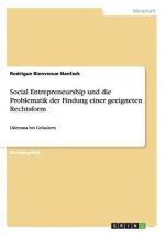 Social Entrepreneurship und die Problematik der Findung einer geeigneten Rechtsform